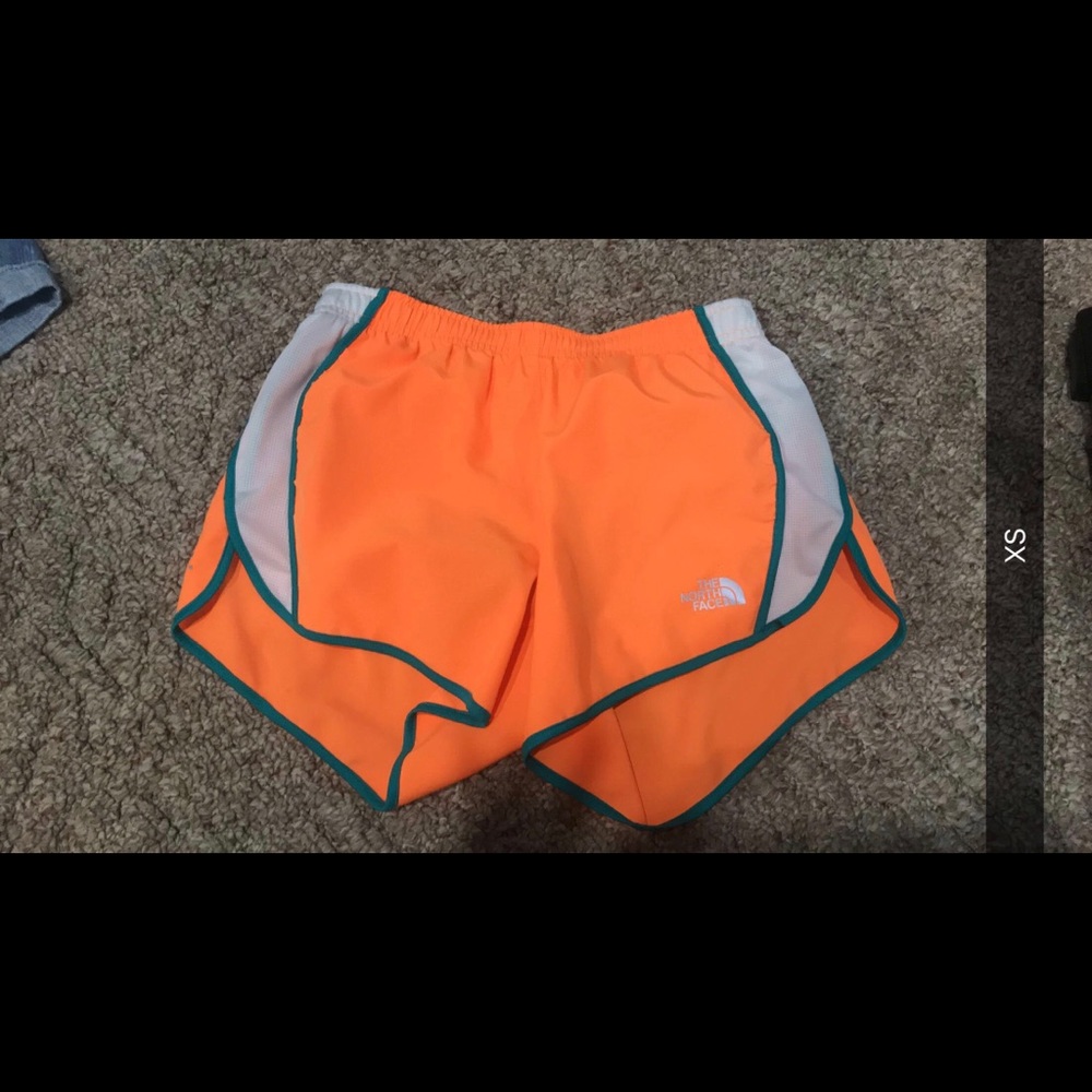 The north face running shorts